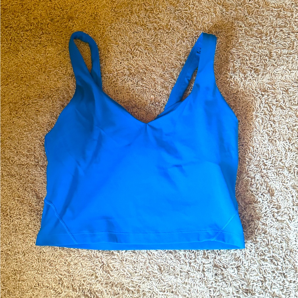 Lululemon Align tank, size 8, blue color